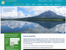 Tablet Screenshot of casadecostarica.com